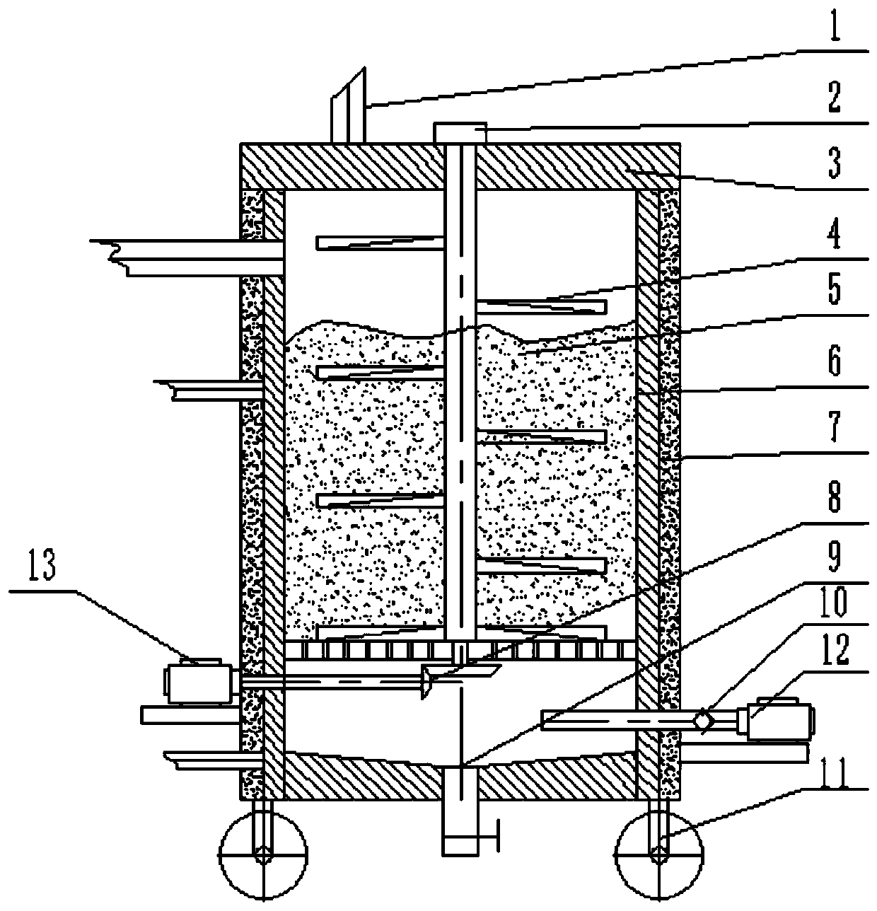 Movable anti-freezing, deodorizing, water-saving and composting integrated ecological toilet