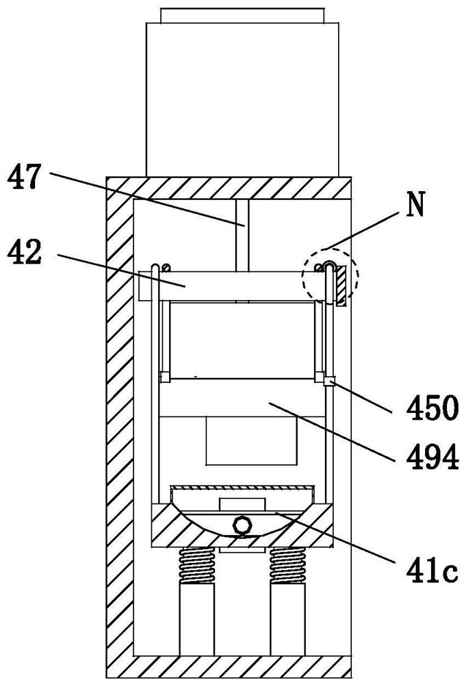 Automatic feeding, spraying and separating device for animal husbandry