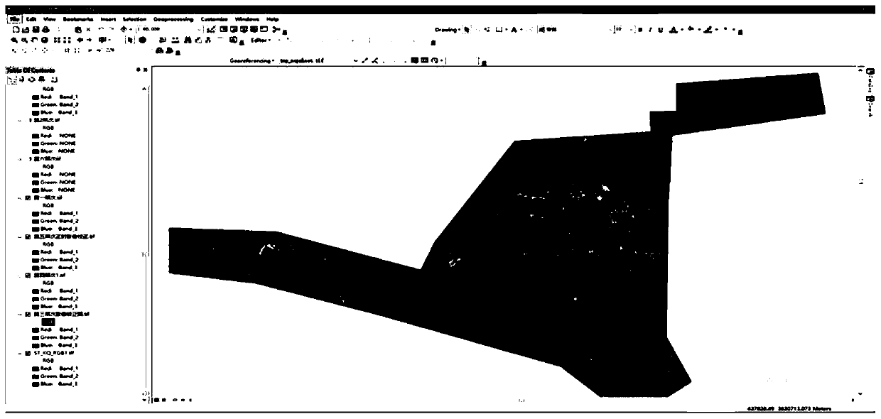 Coal mining subsidence water area calculation method