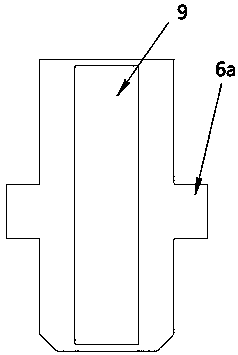 Feed structure of dielectric phase shifter