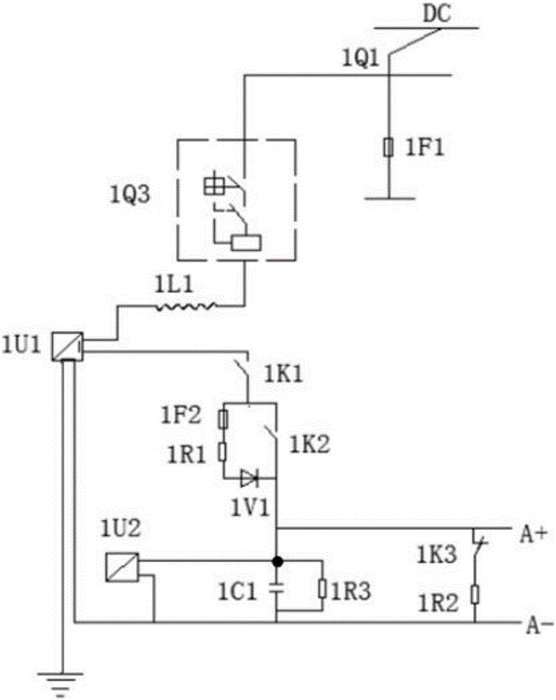 Direct-current vehicle traction system