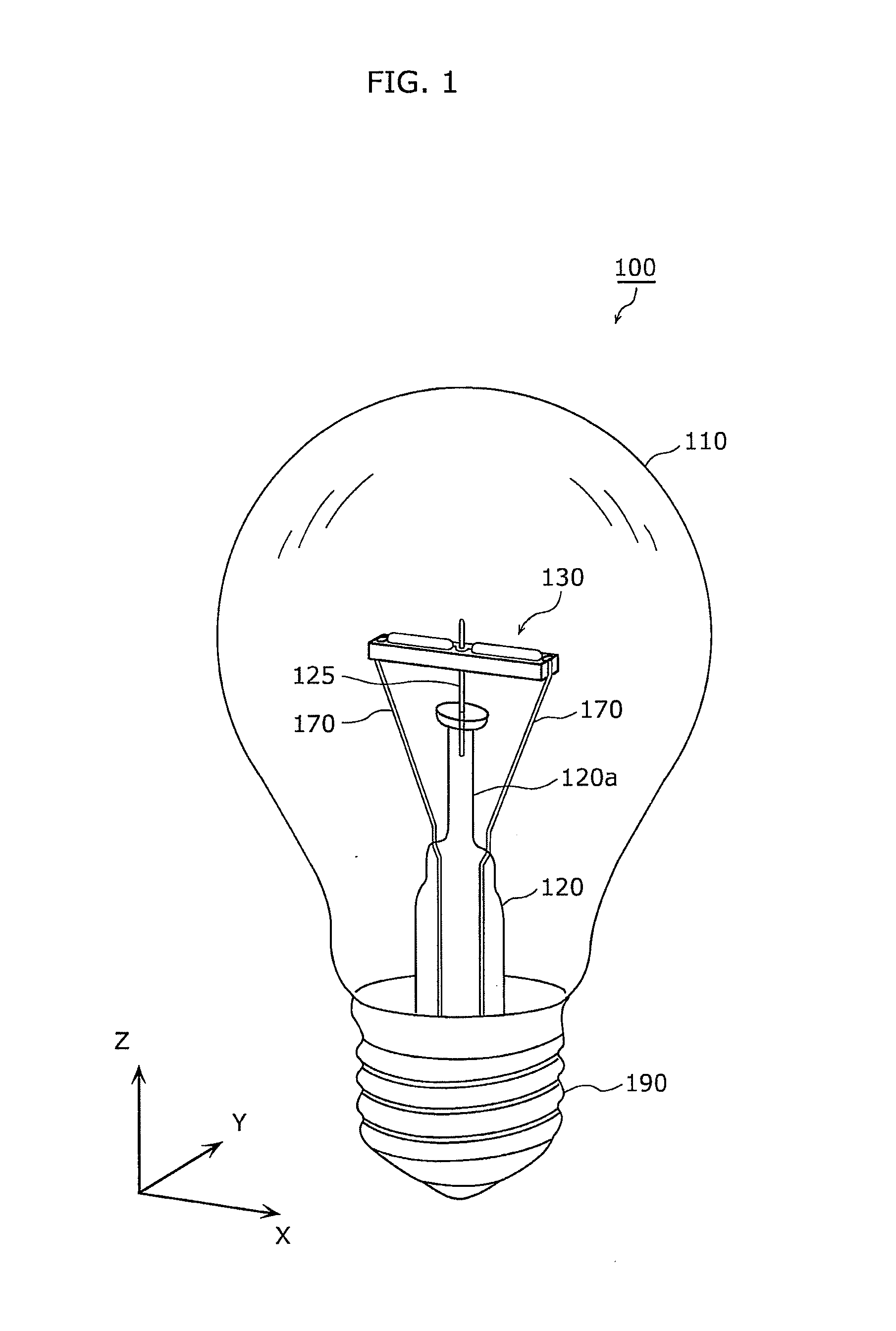 Light bulb shaped lamp and lighting apparatus