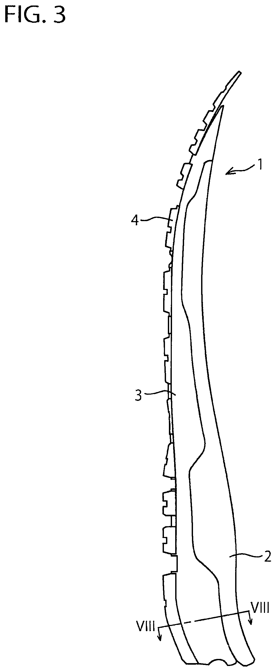 Midsole structure for a shoe