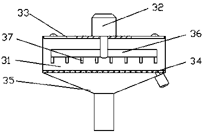 Shelling device for black soybeans