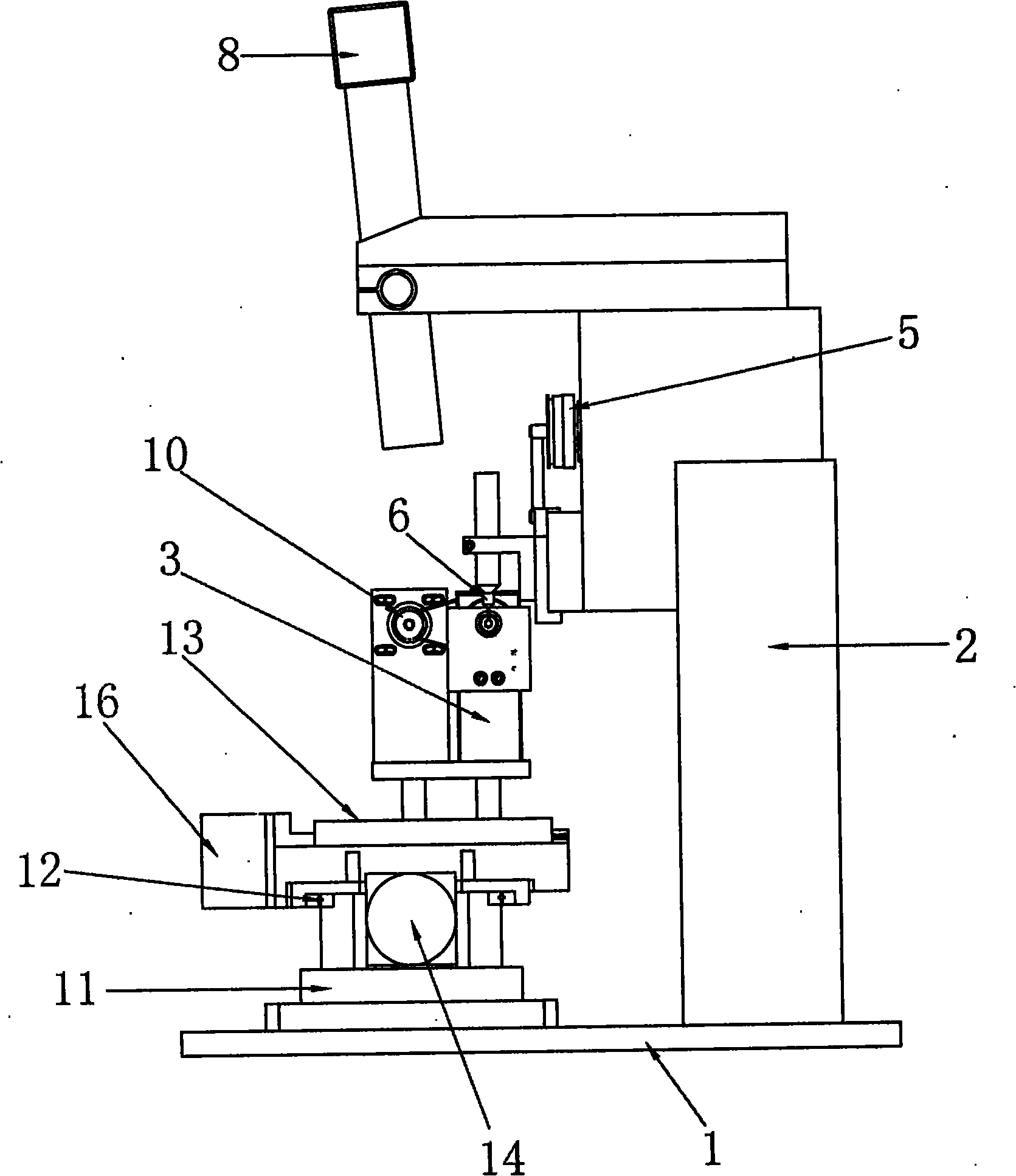 Numerical control rotating three-dimensional ultrasonic gold wire bonder