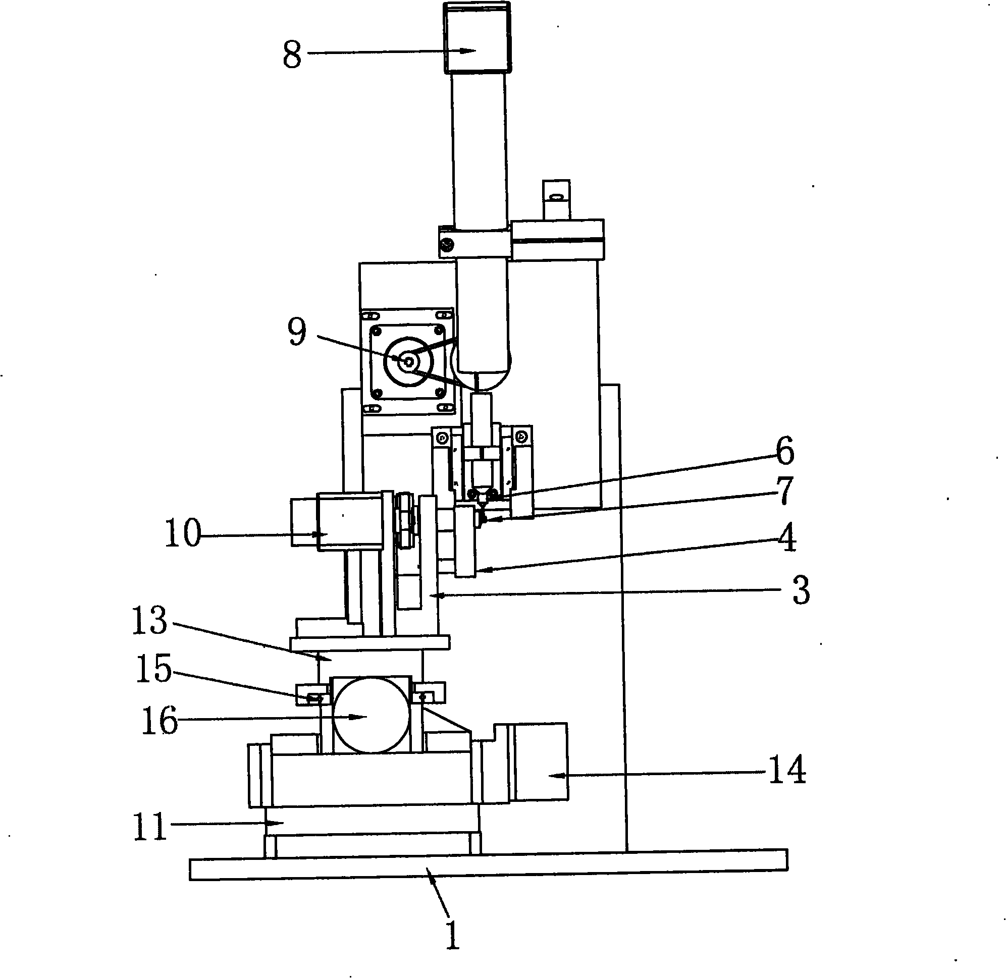 Numerical control rotating three-dimensional ultrasonic gold wire bonder