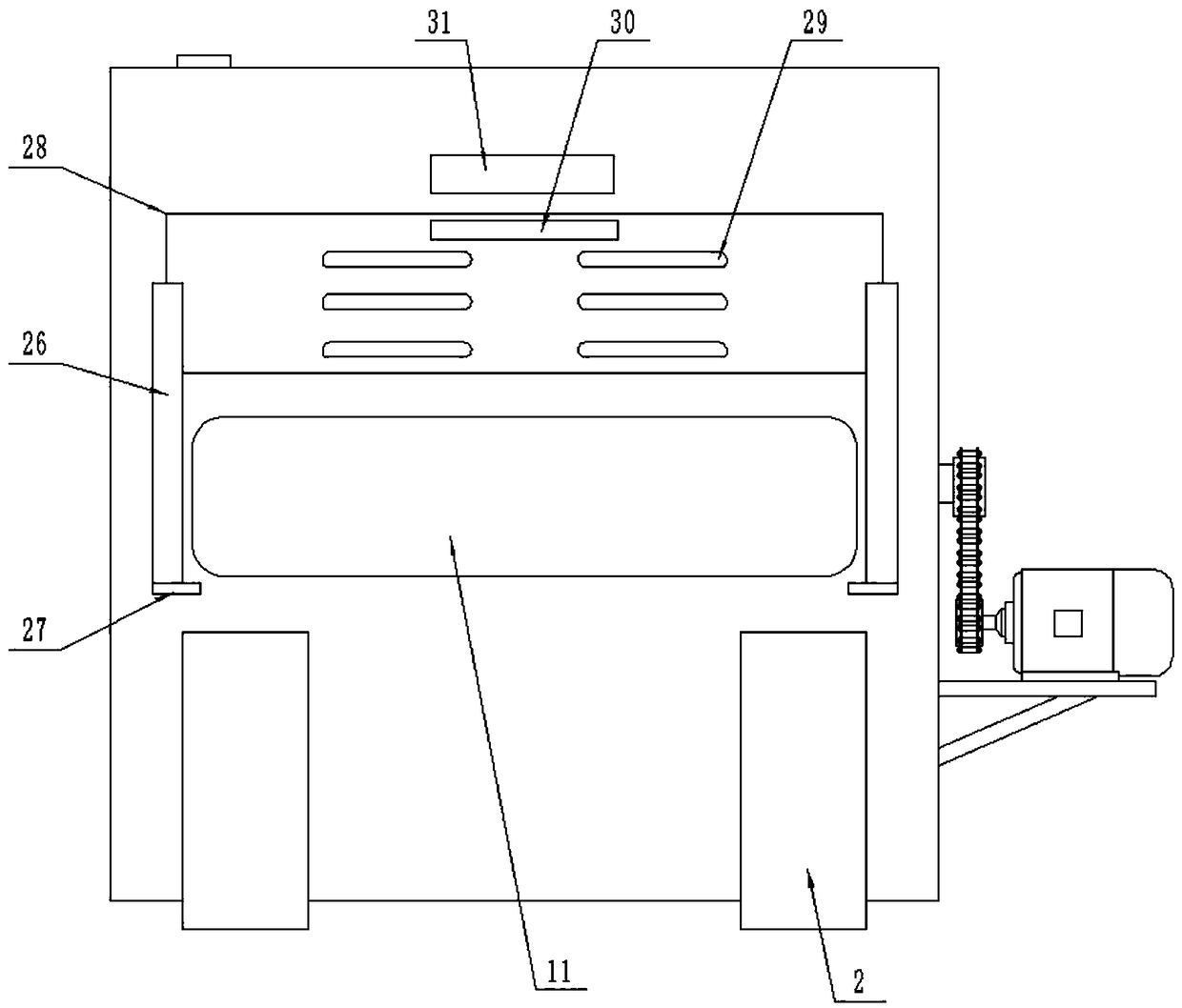 Efficient chrysanthemum flower drying device