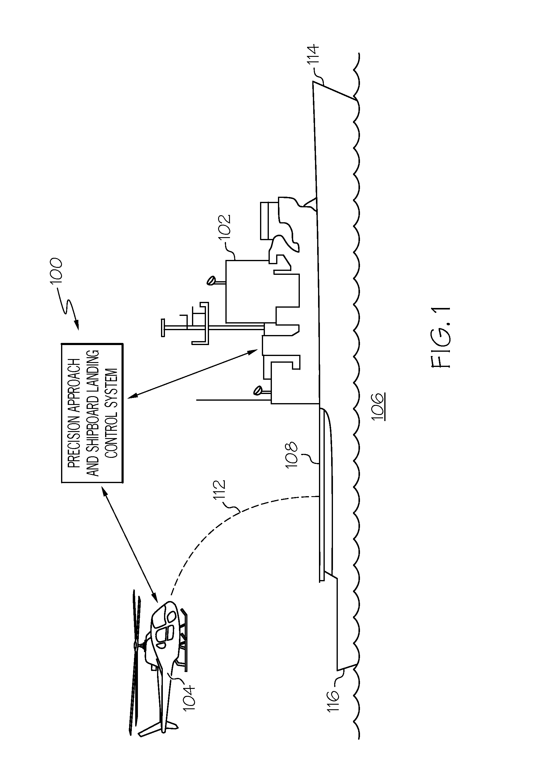 Aircraft precision approach and shipboard landing control system and method