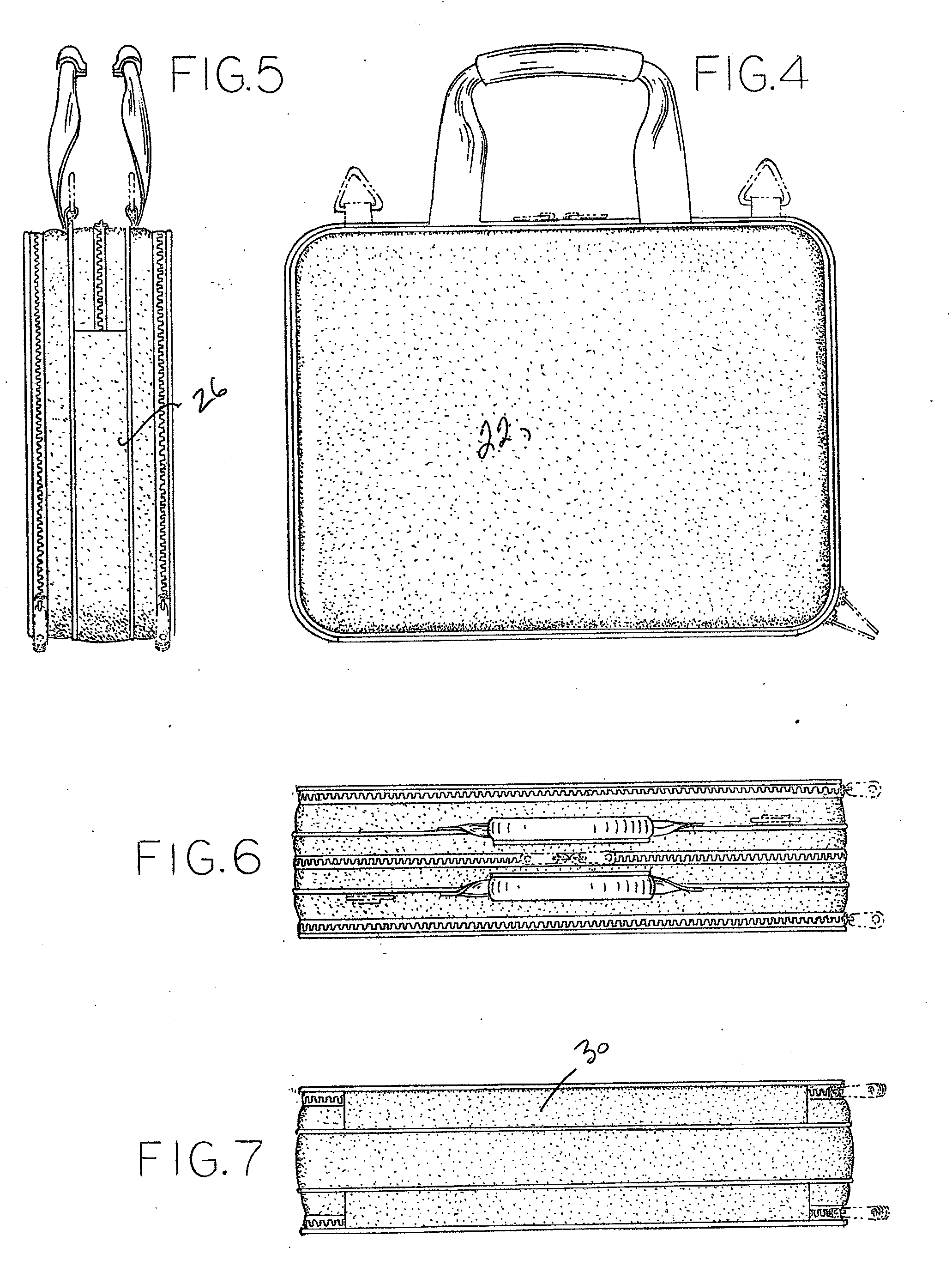 Luggage with Removable Laptop Computer Compartment