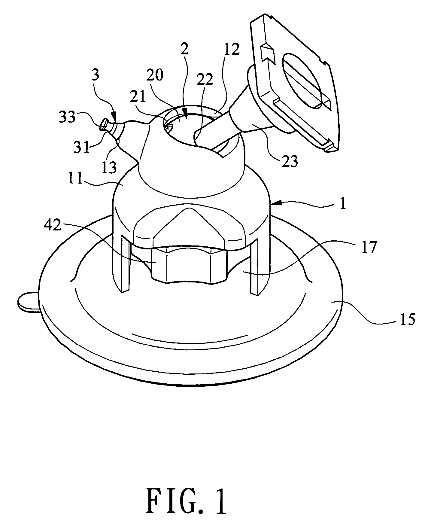 Mechanism for fastening a pivotal support in any direction