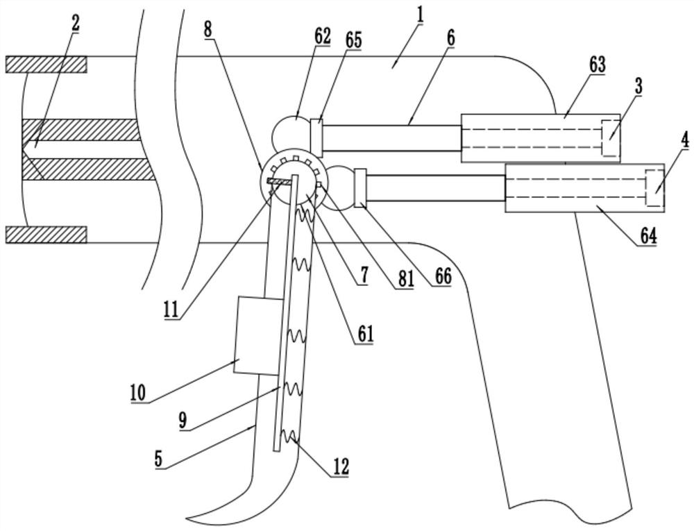 Adjustable spraying machine for building decoration engineering