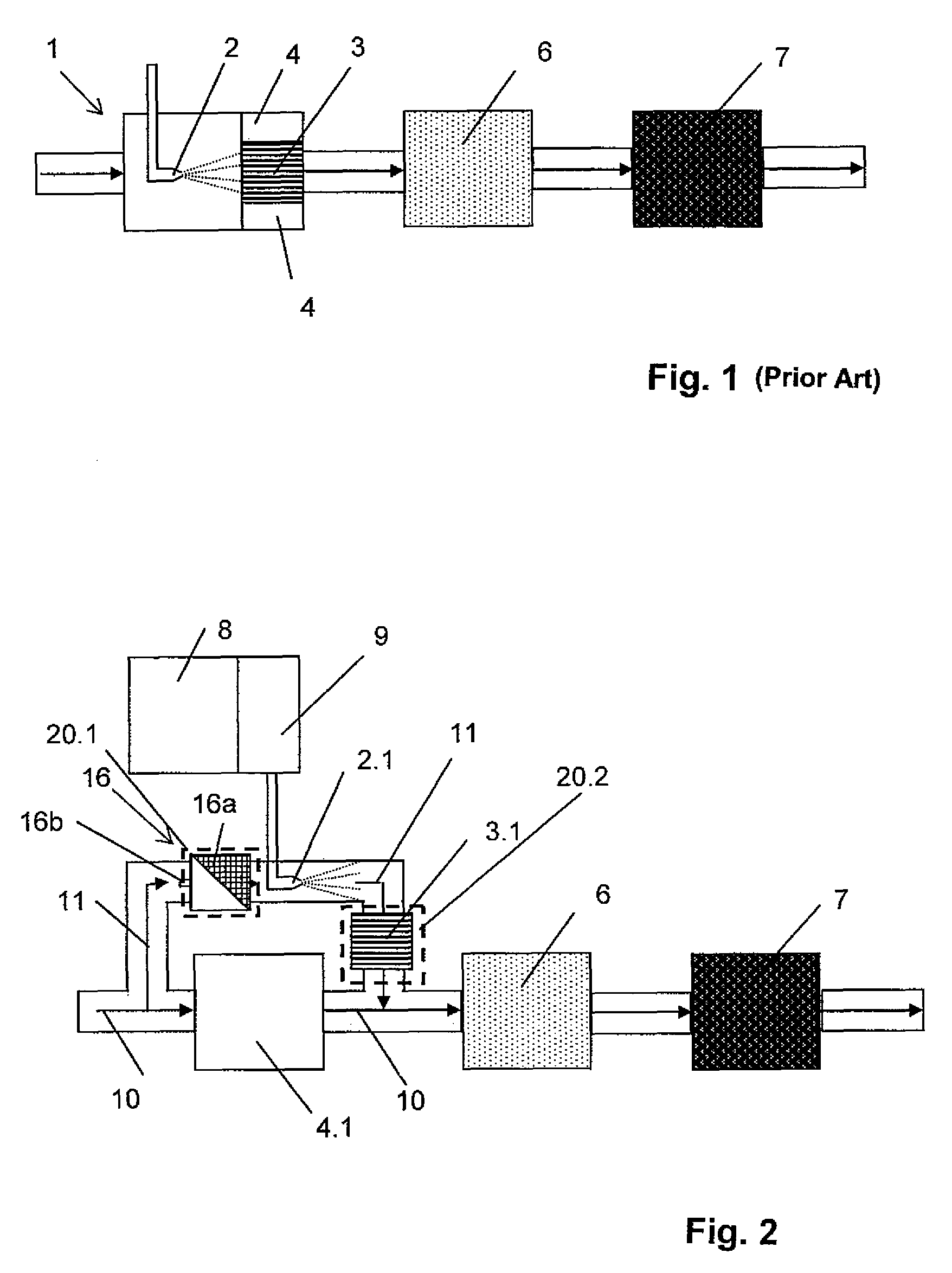 Compact exhaust gas aftertreatment system