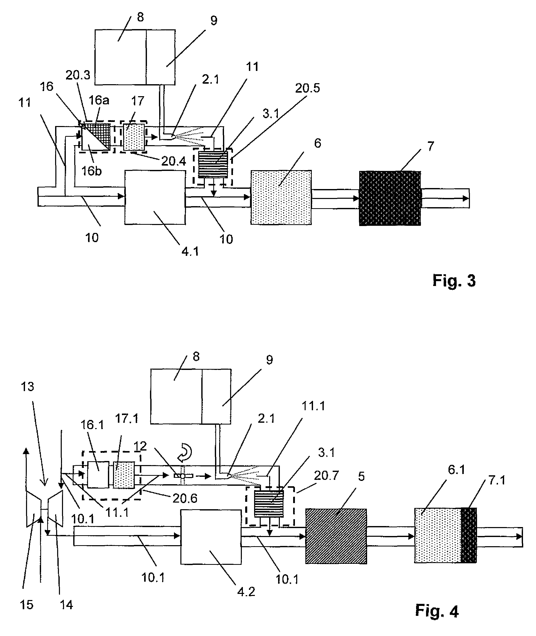 Compact exhaust gas aftertreatment system