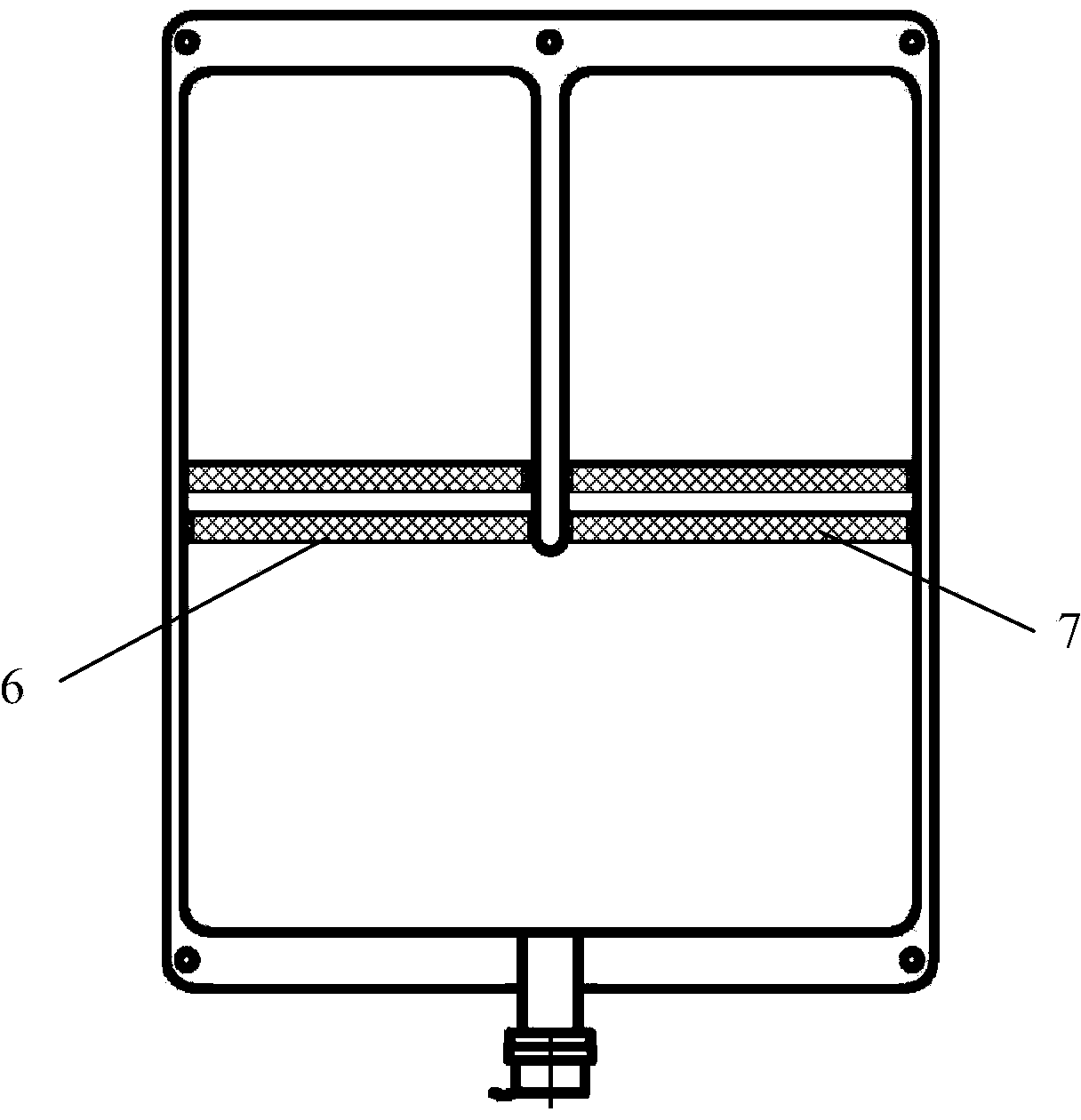 Three-chamber infusion bag and production method thereof