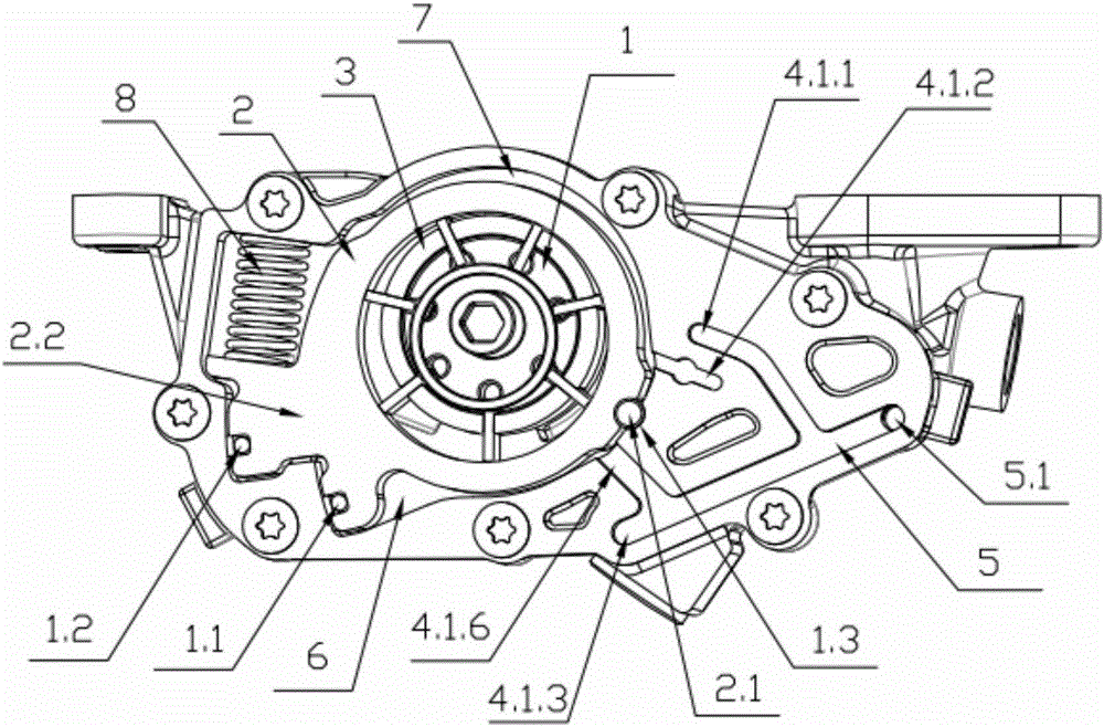 A variable displacement vane pump