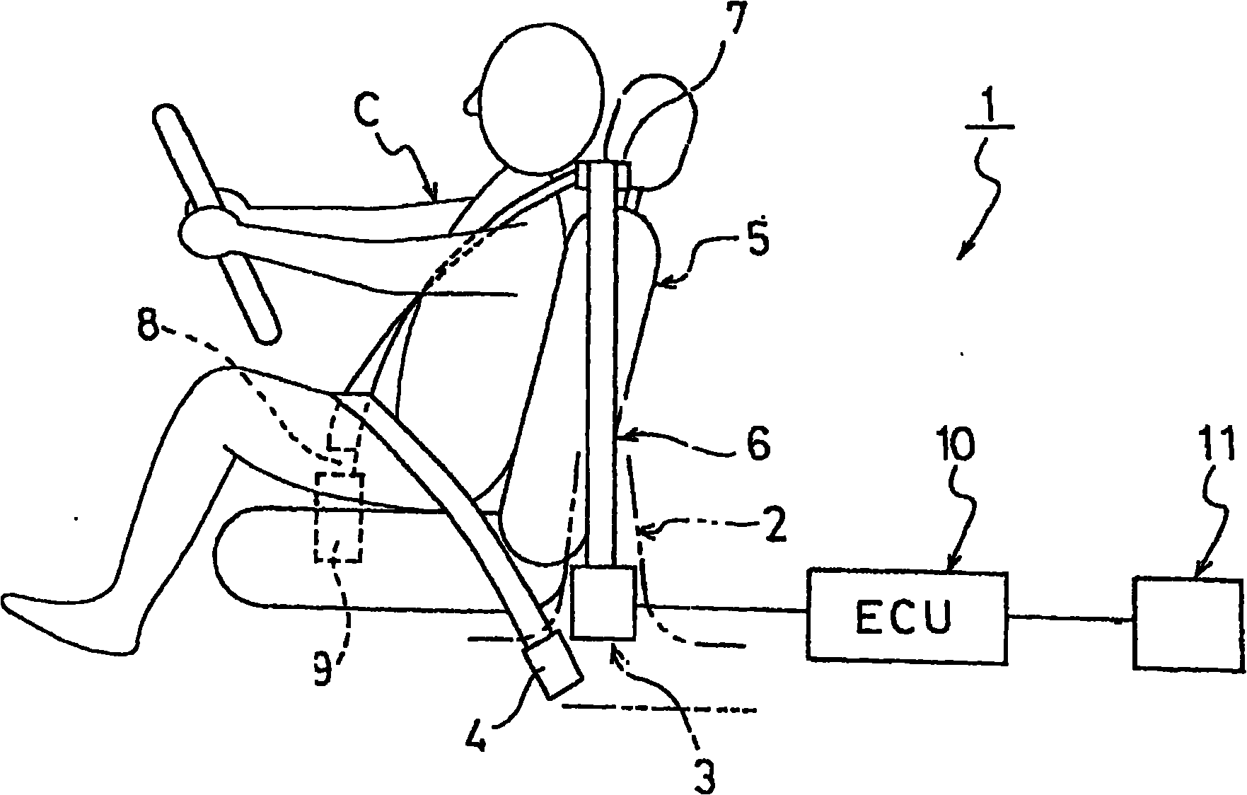 Seat belt retractor and seat belt apparatus