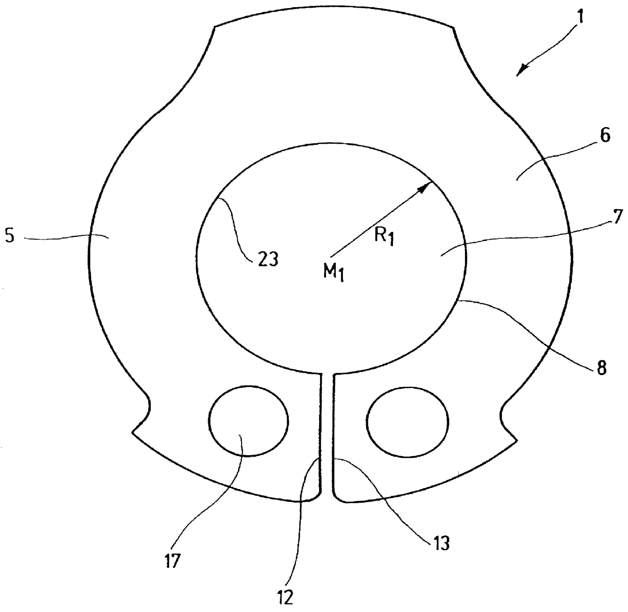 Securing ring ("c" clip)