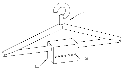 Internal cyclic heating hanger capable of facilitating evaporation