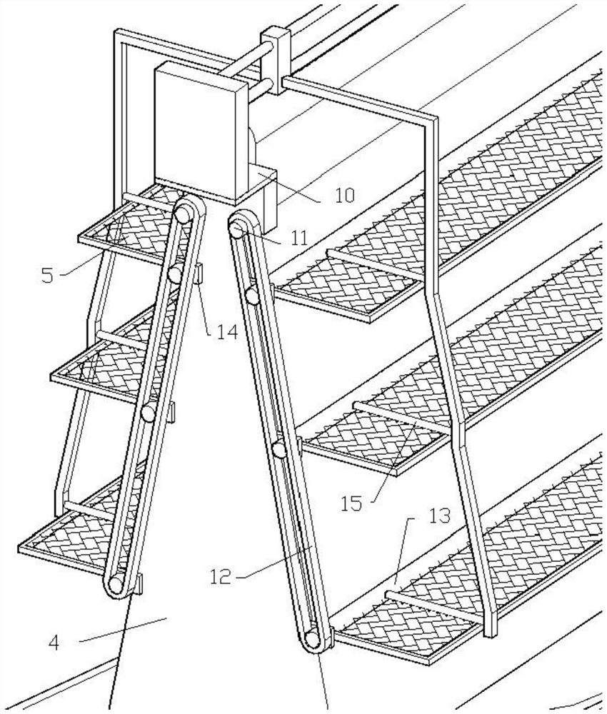 Crop airing device