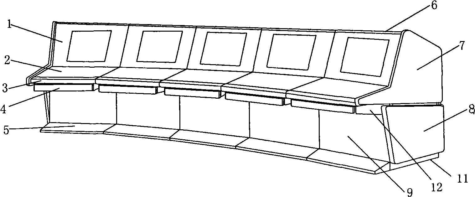 Modular assembled circular control platform