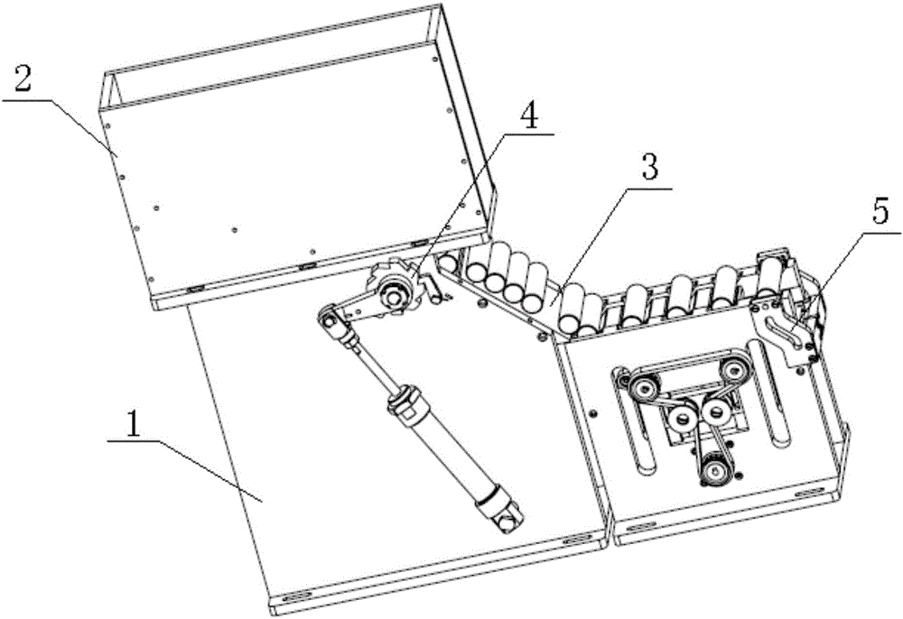 Round bar conveying mechanism