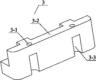 Bipedal clamping type high bearing precise piezoelectric linear driver