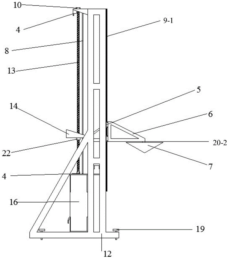 A device for slamming a marine structure into water