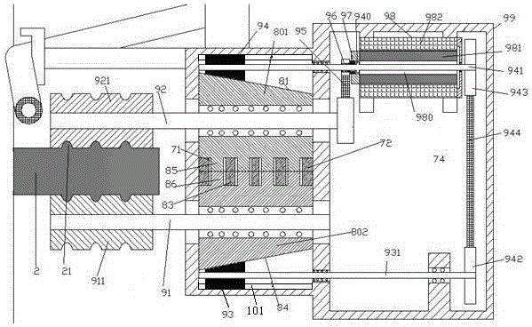 An automatic cleaning and maintenance device for building bridges