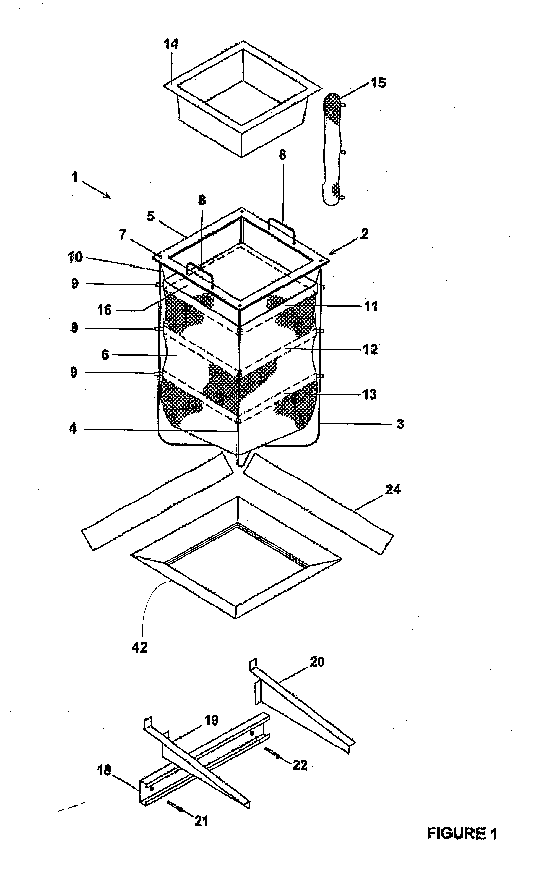 Storm water filter and components thereof and methods of installation and use