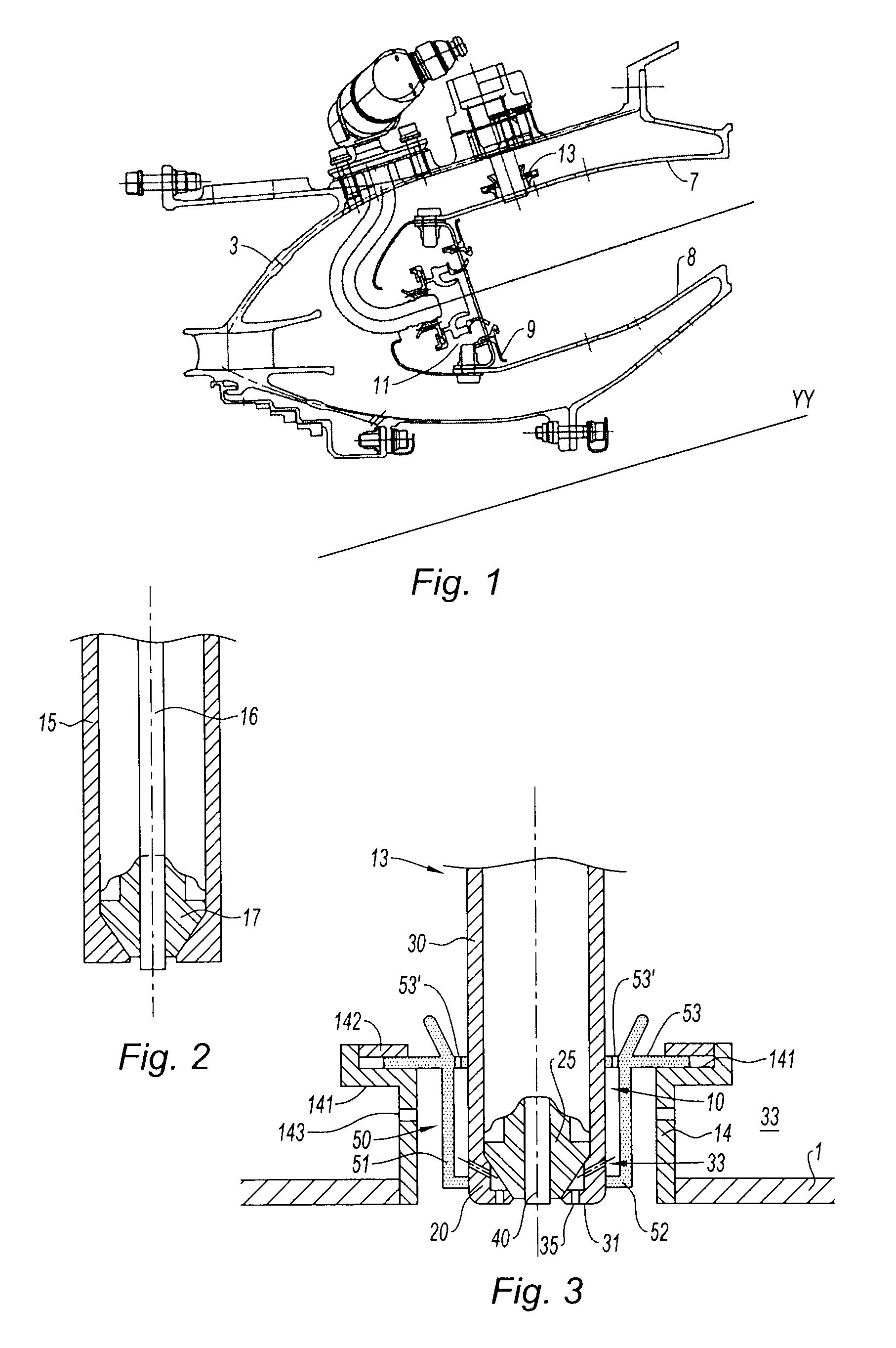 Arrangement of a semiconductor-type igniter plug in a gas turbine engine combustion chamber