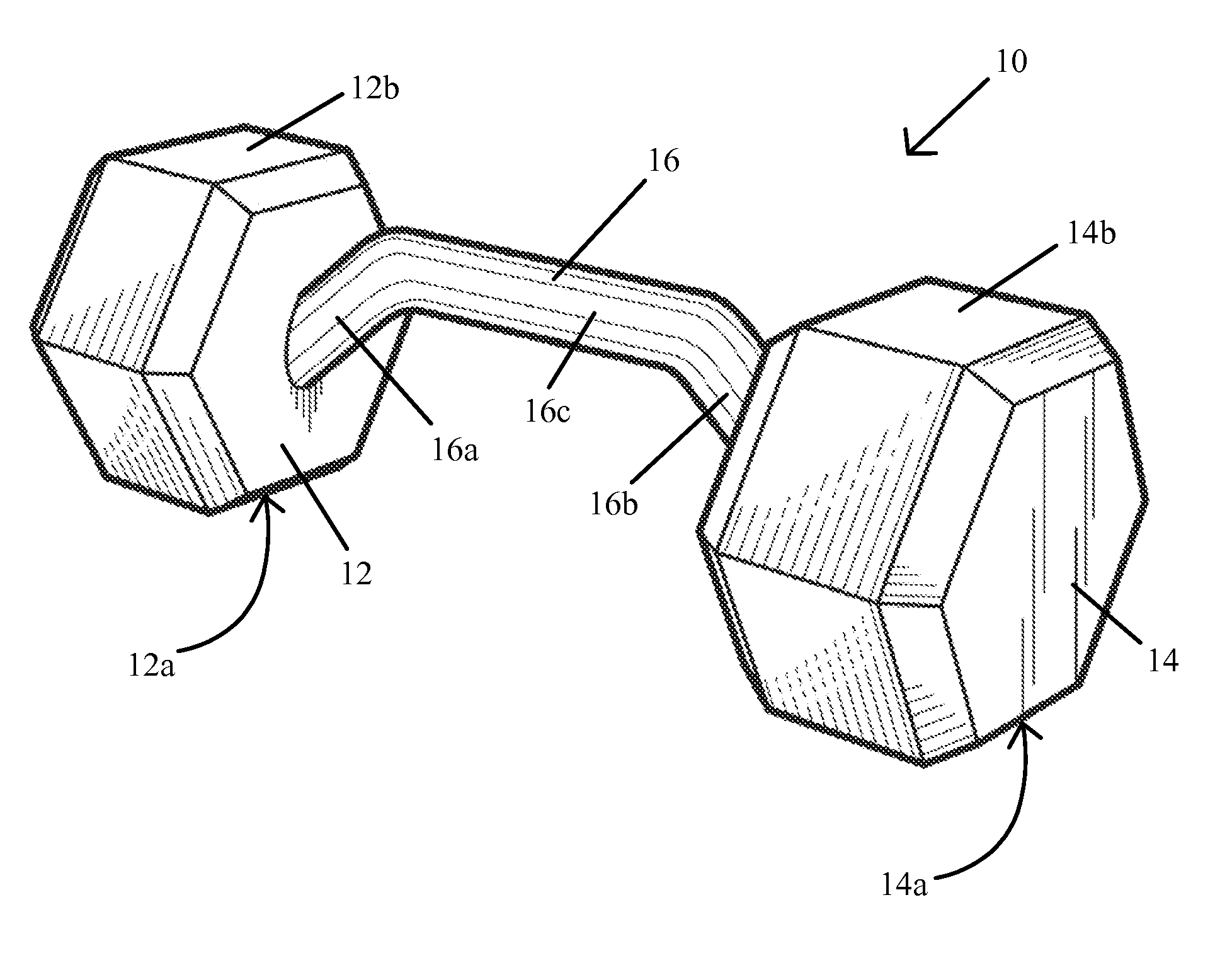 Dumbbell with Eccentric Bar