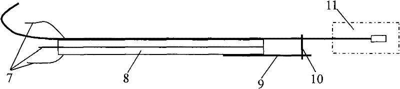 Two-dimensional scanning fiber optic probe for endoscopic optical coherence tomography