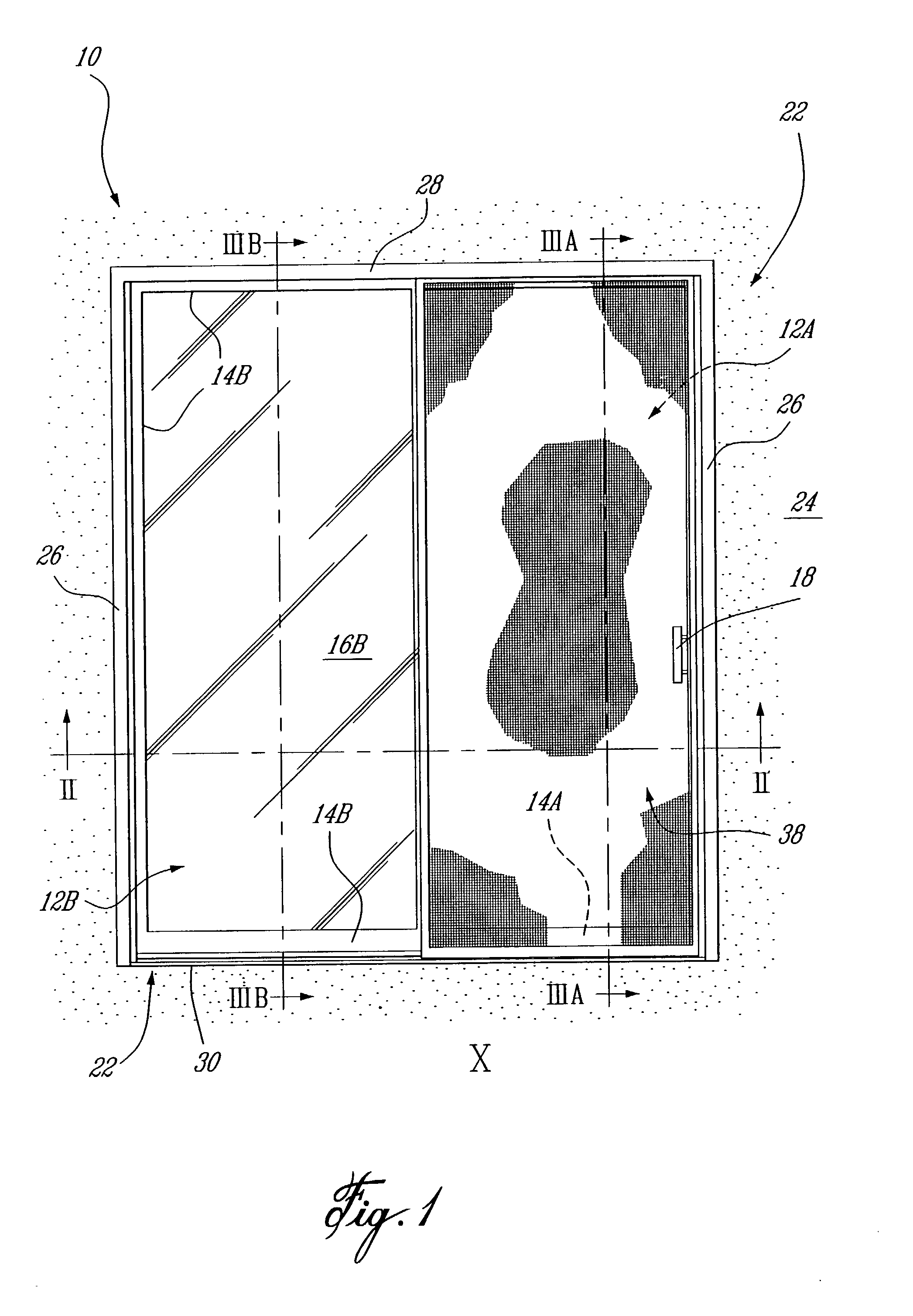 Sliding door assembly