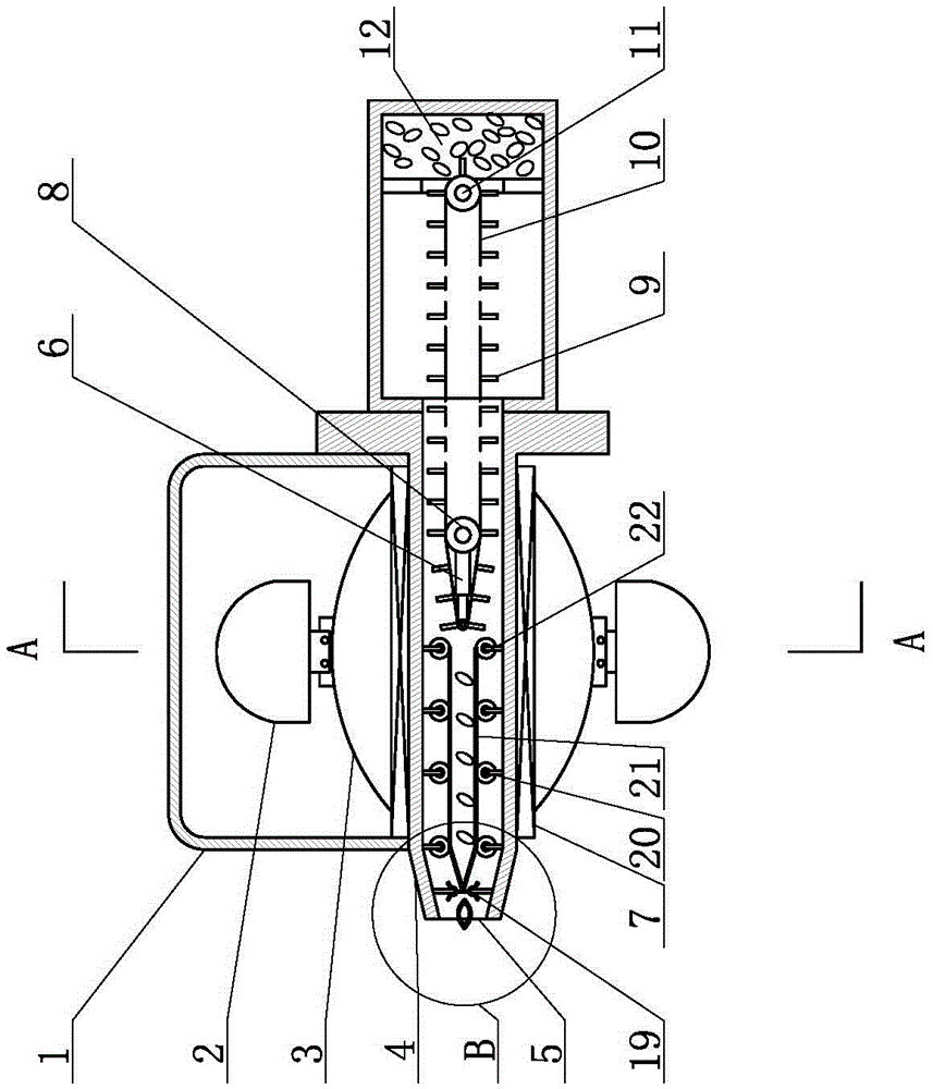 Pre-film-mulching automatic seeder used according to clay texture