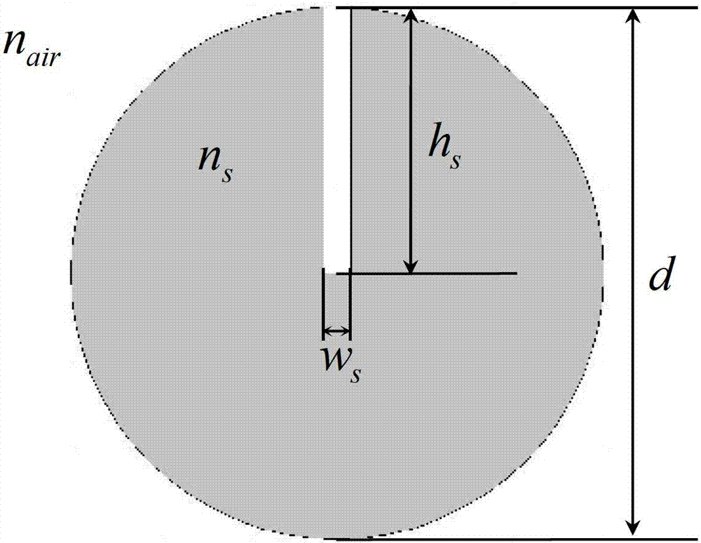 Structure for increasing secondary harmonic conversion efficiency of micro-fiber surface