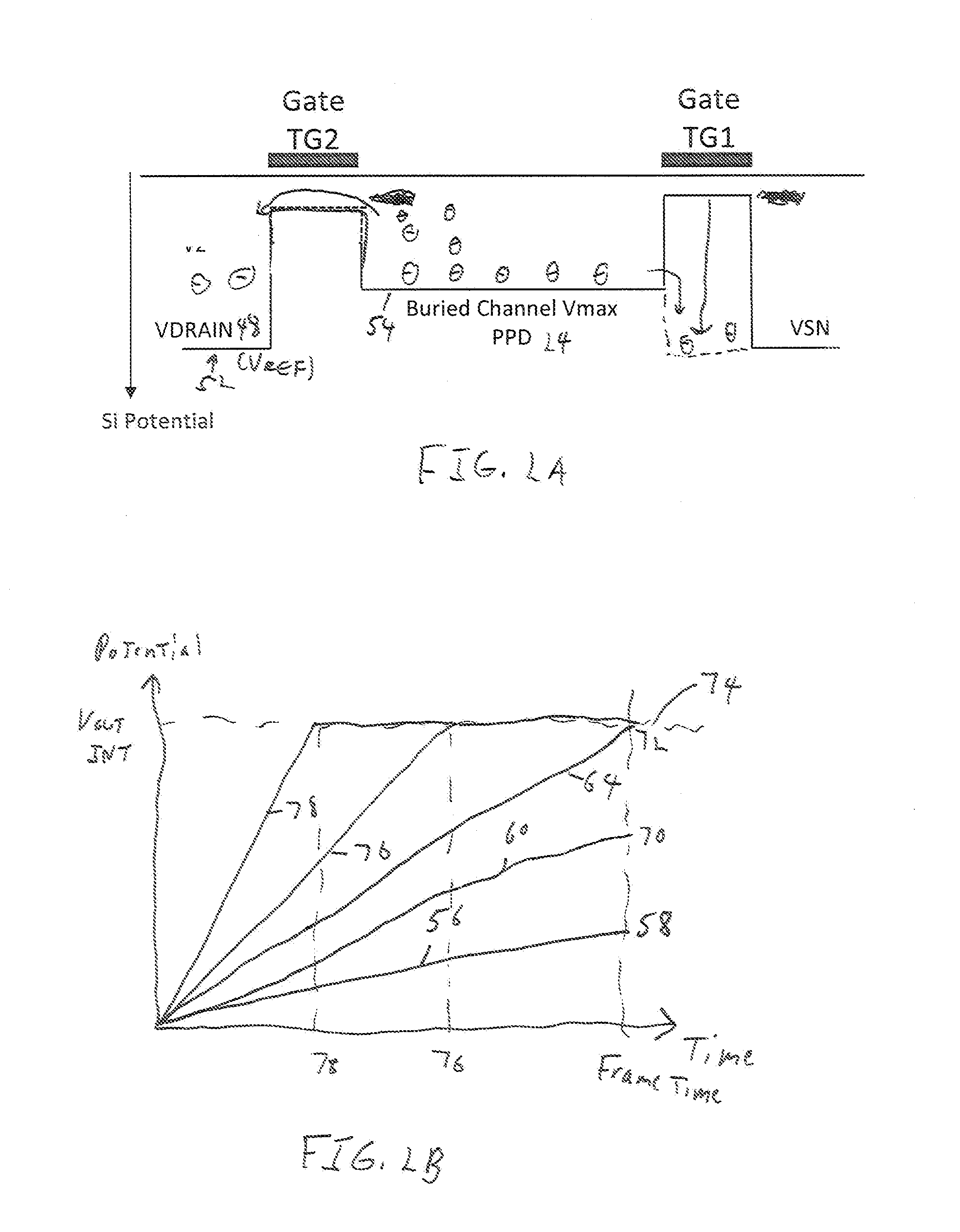 High dynamic range CMOS pixel and method of operating same