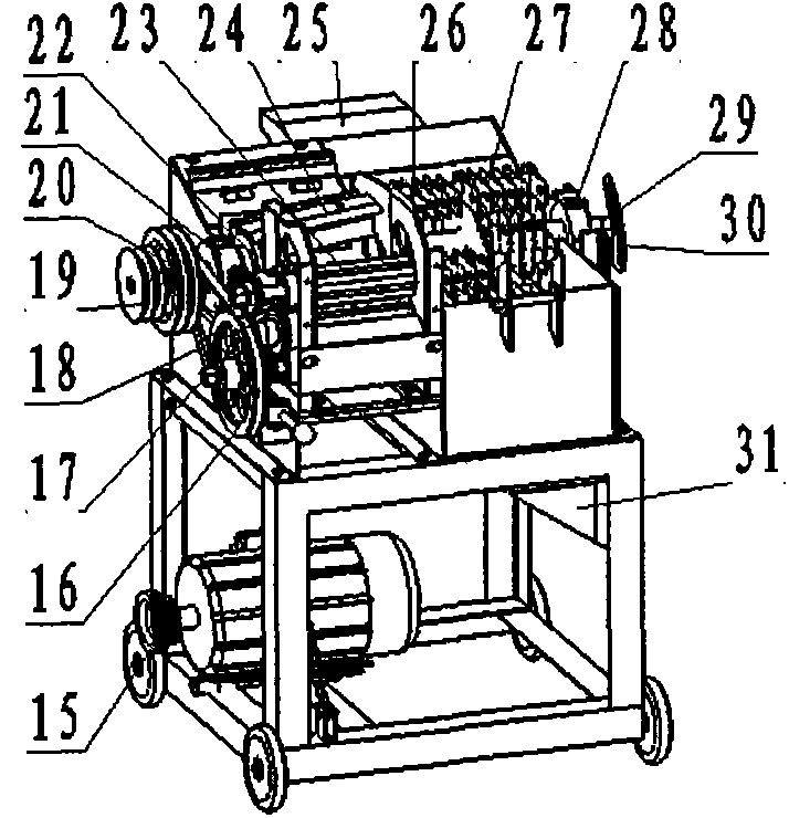 Multifunctional rubbing machine