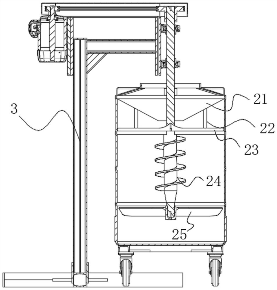 Convenient-to-discharge concrete mixer