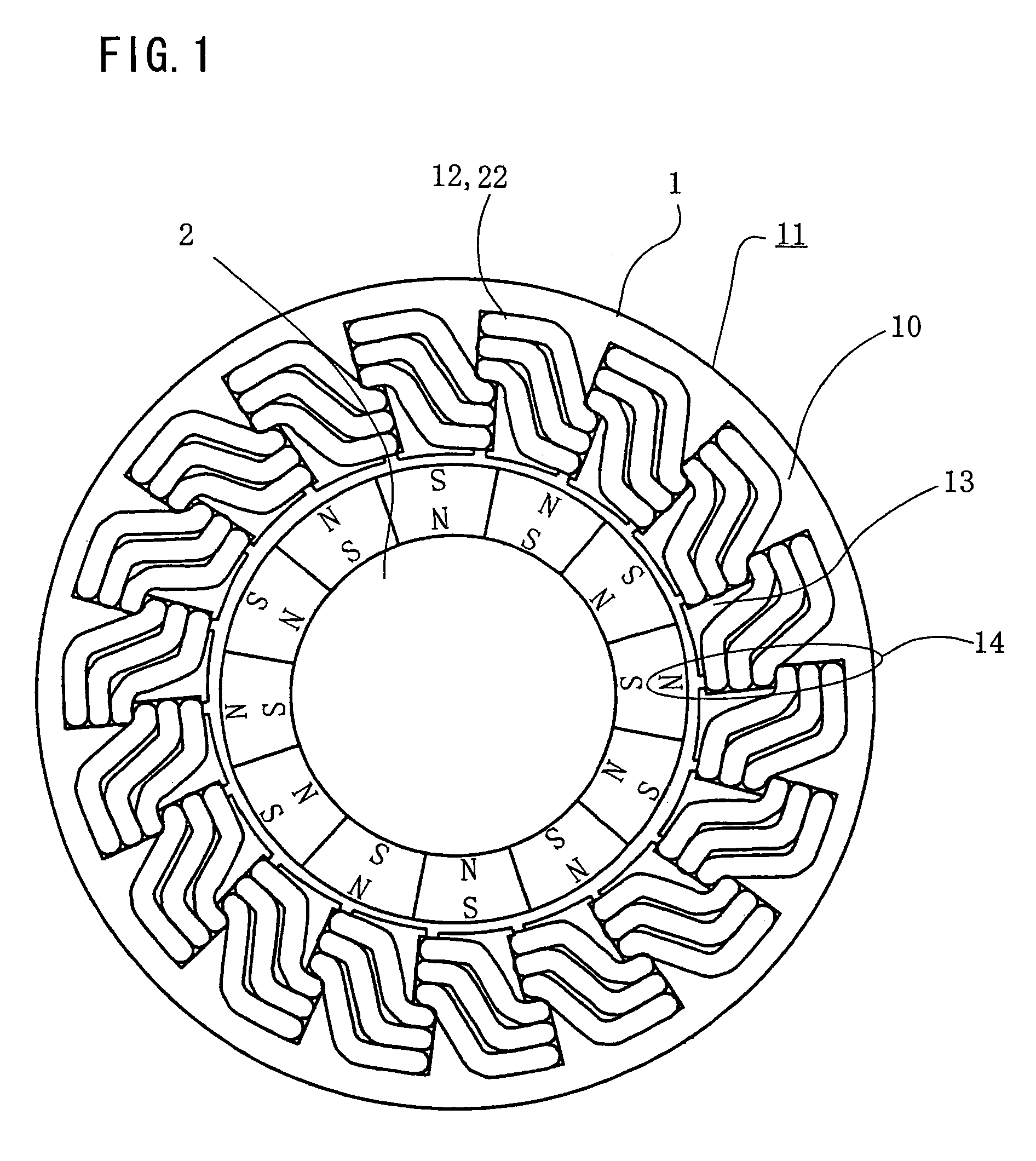 Stator of rotating electric machine and manufacturing method of the stator