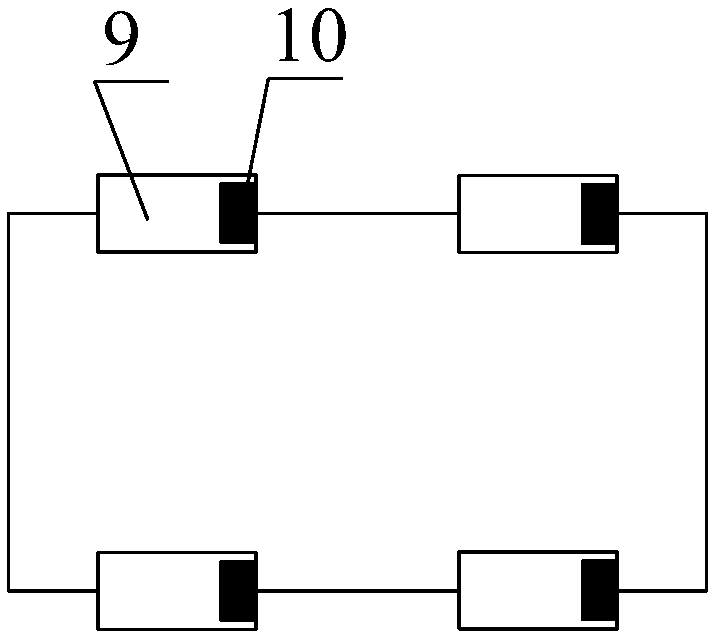 Automobile decoupling distributed braking system pure electric brake actuator