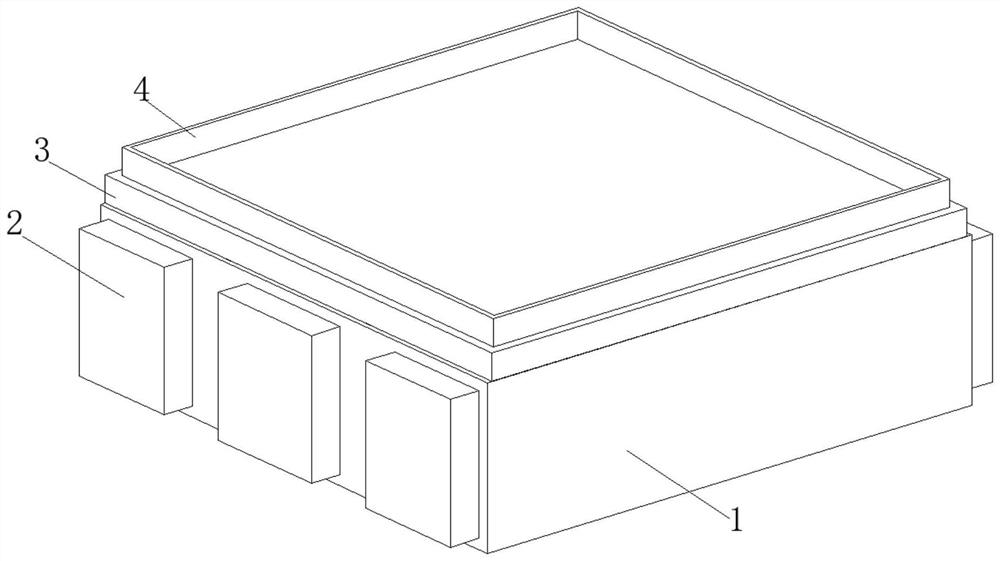 Big data-based server with heat dissipation and automatic starting and stopping functions