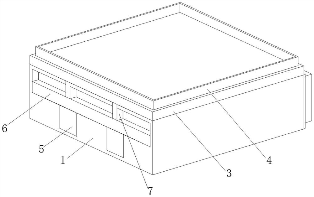 Big data-based server with heat dissipation and automatic starting and stopping functions