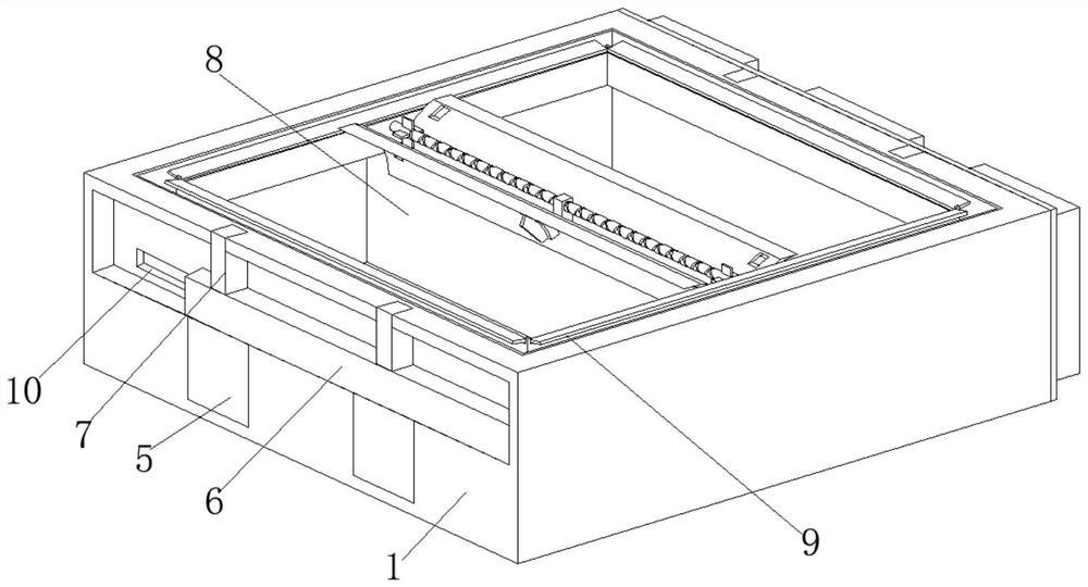 Big data-based server with heat dissipation and automatic starting and stopping functions