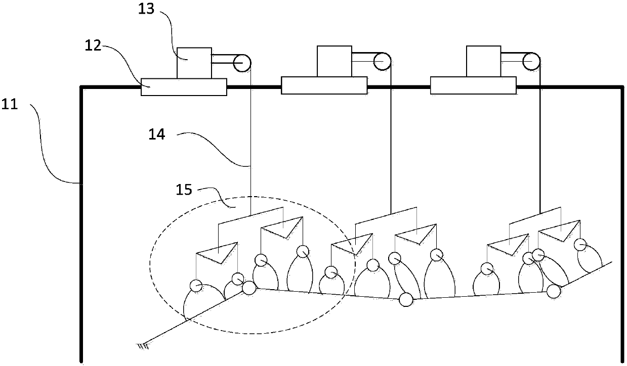 Gravity unloading device for multi-joint spatial mechanism