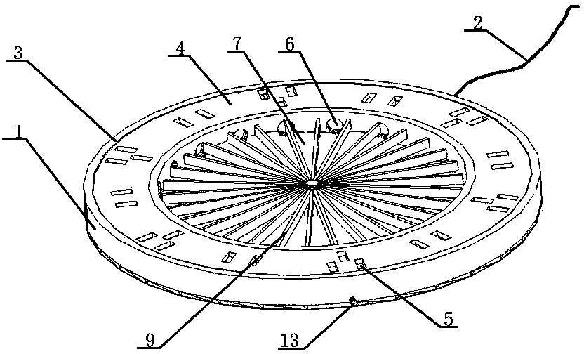 Disk-type movable safety socket