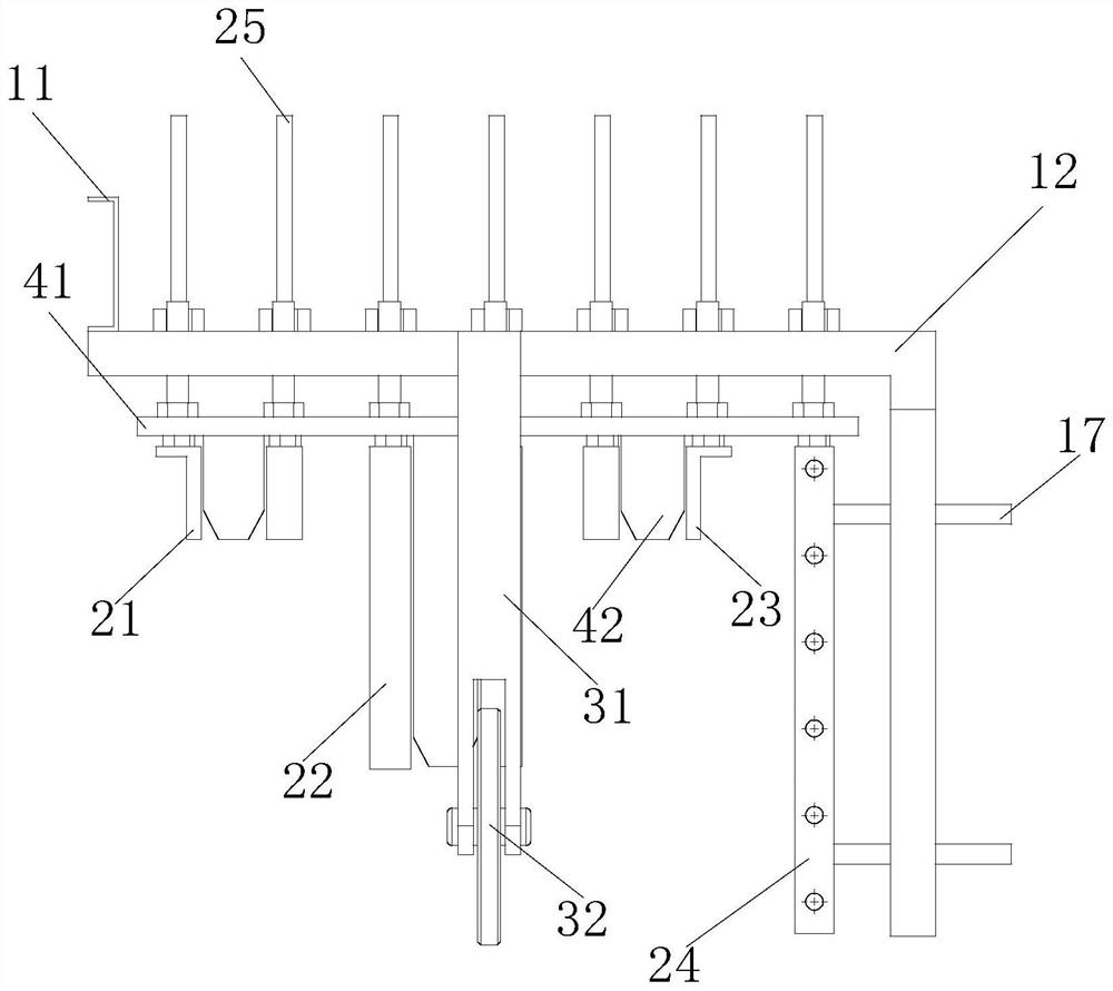 Movable formwork structure and construction method thereof