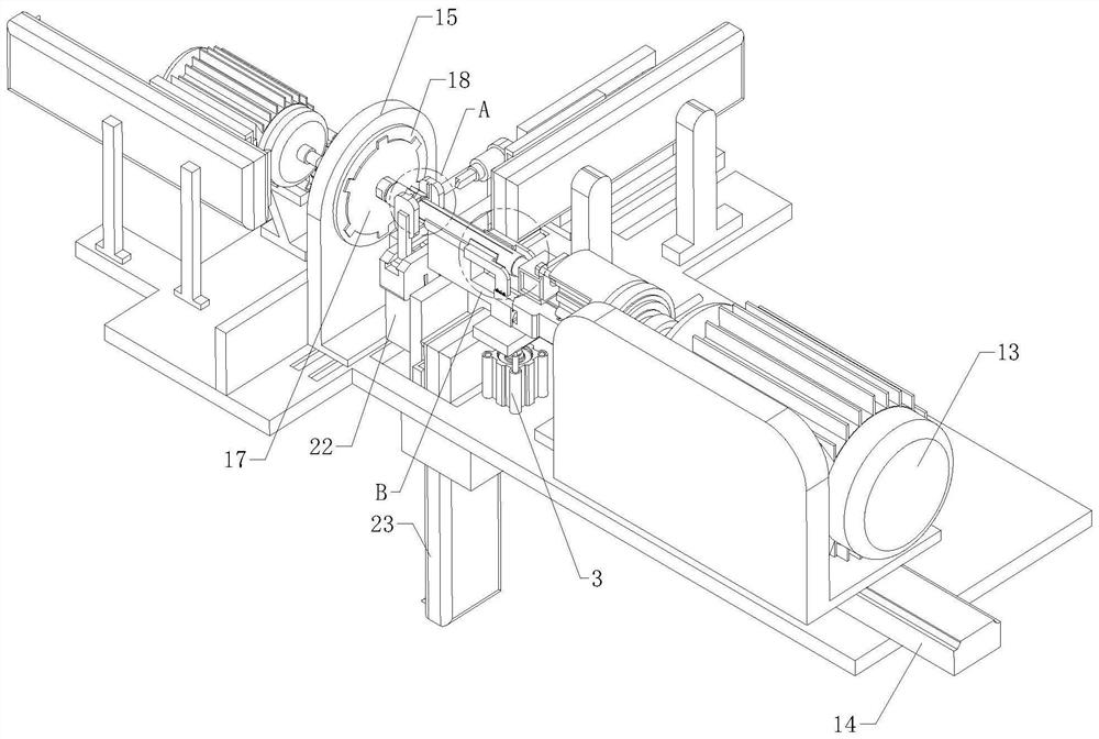 A kind of automatic processing equipment of motor shaft