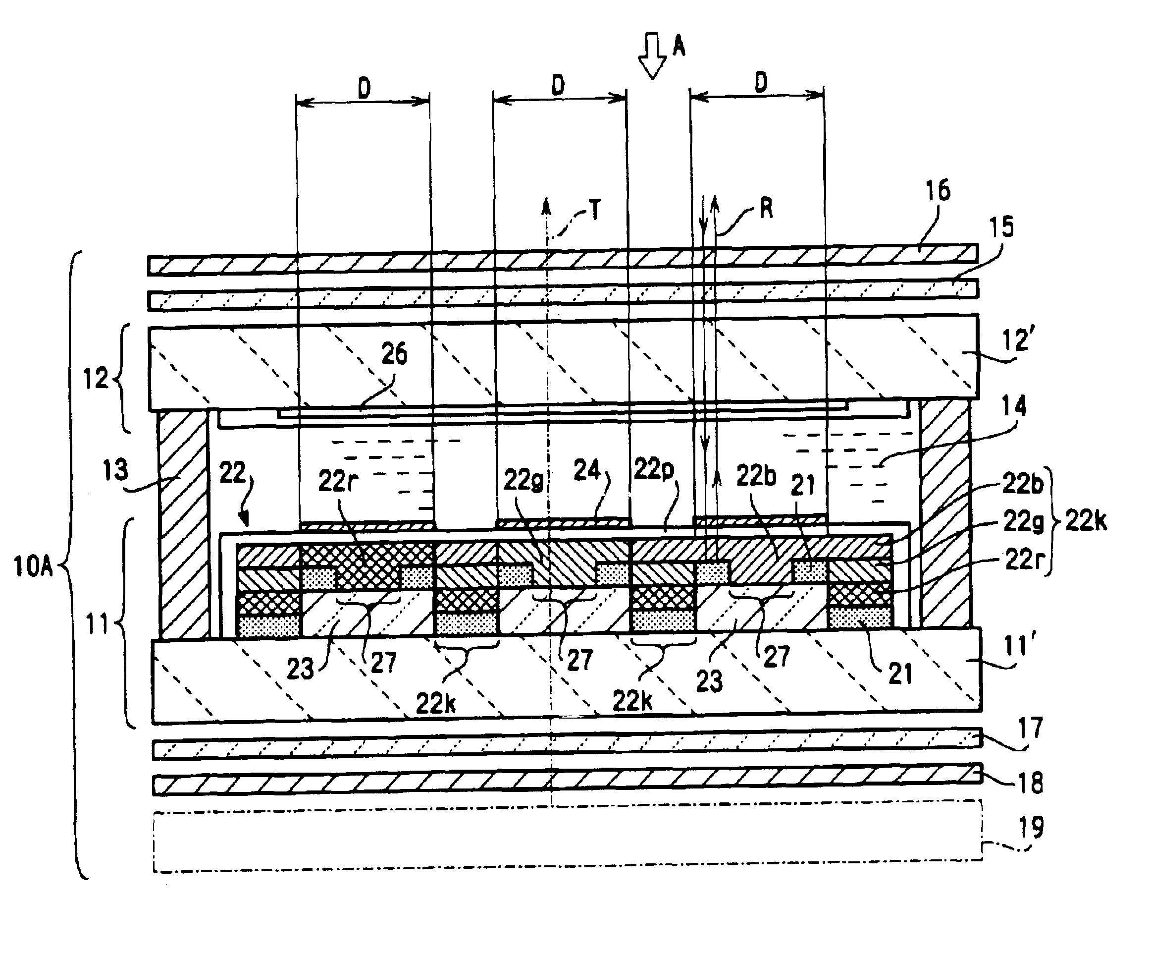 Substrate for electrooptical device, method for manufacturing the substrate, electrooptical device, method for manufacturing the electrooptical device, and electronic apparatus