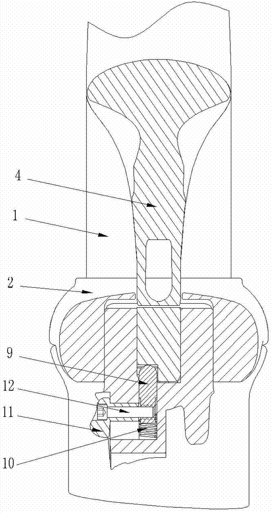 Simple self-locking foldable connector