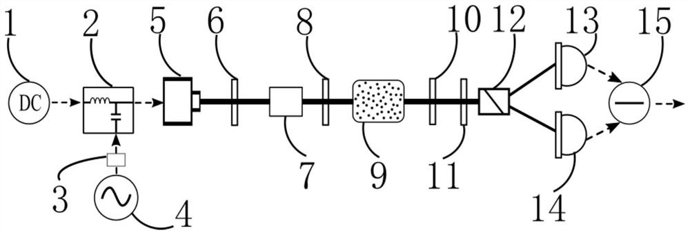 Dual-modulation CPT differential detection method and system